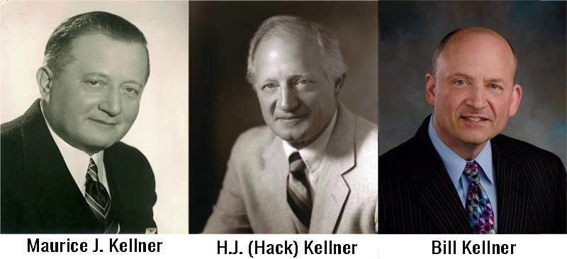 portraits of 3 generations of Kellners