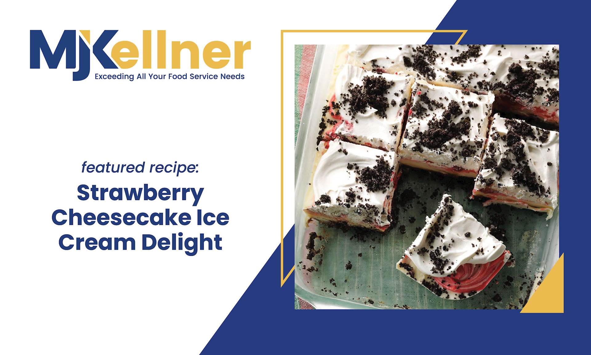 MJK Recipe: Strawberry Cheesecake Ice Cream Delight | MJ Kellner